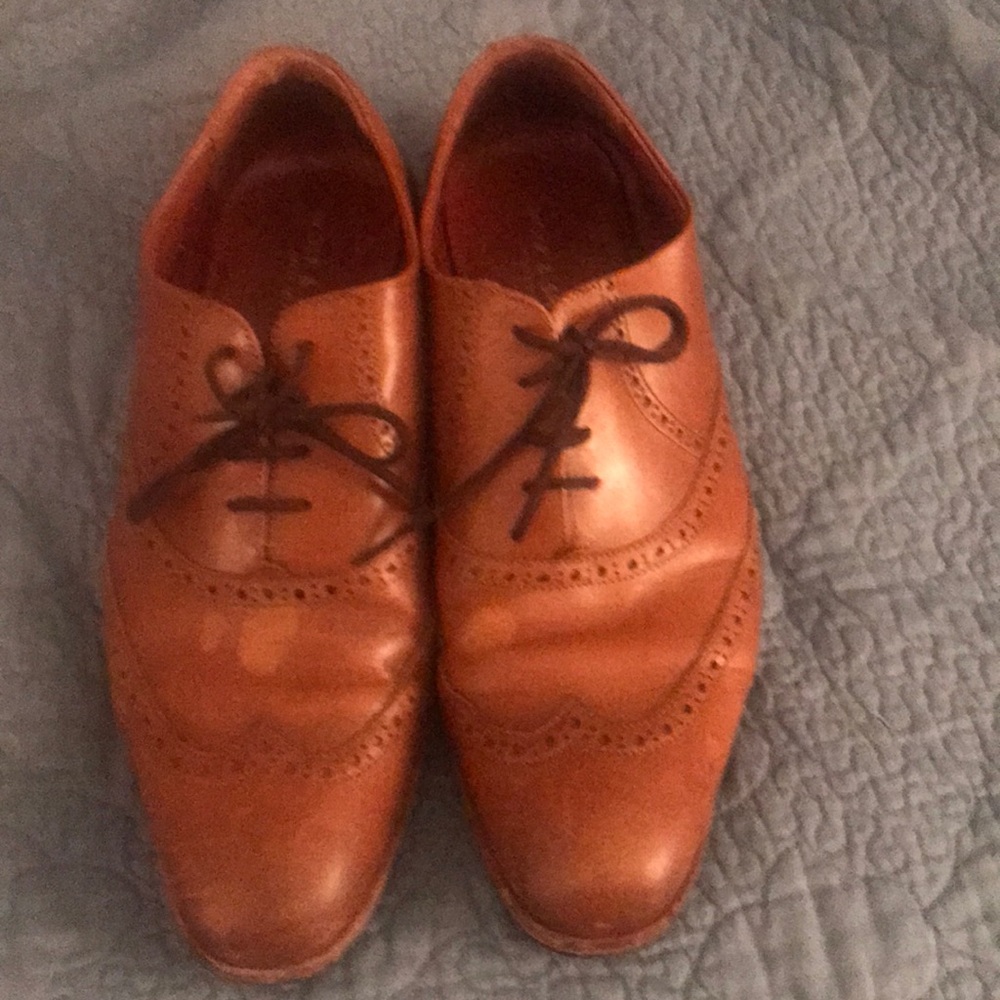 Tan shoes